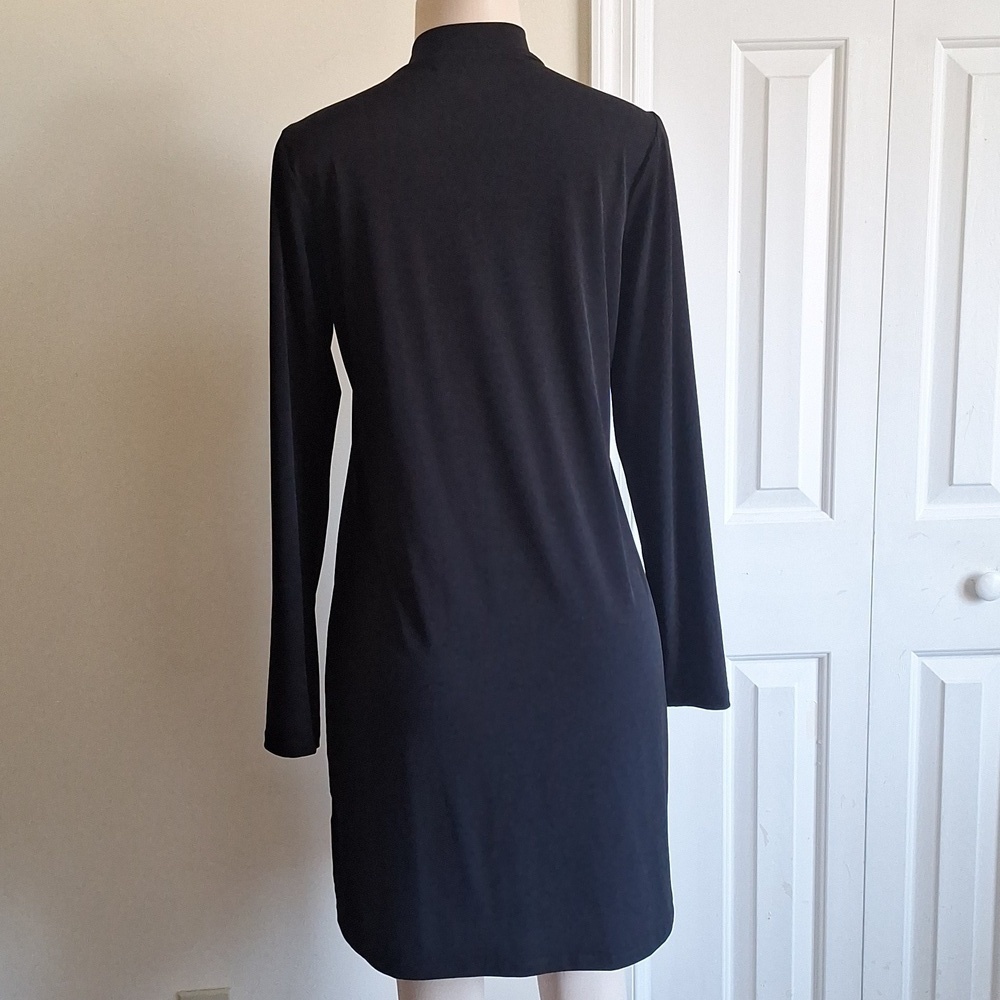 Michael Michael Kors Dress Black Long Sleeve Size M - Picture 4 of 8